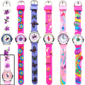 Waterproof Quartz Silicone Twist Watches for Kids & Adults